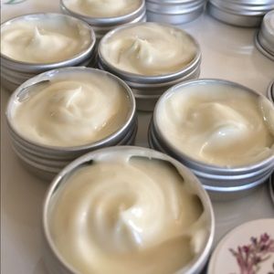 All natural body butter, face cream and sunscreen